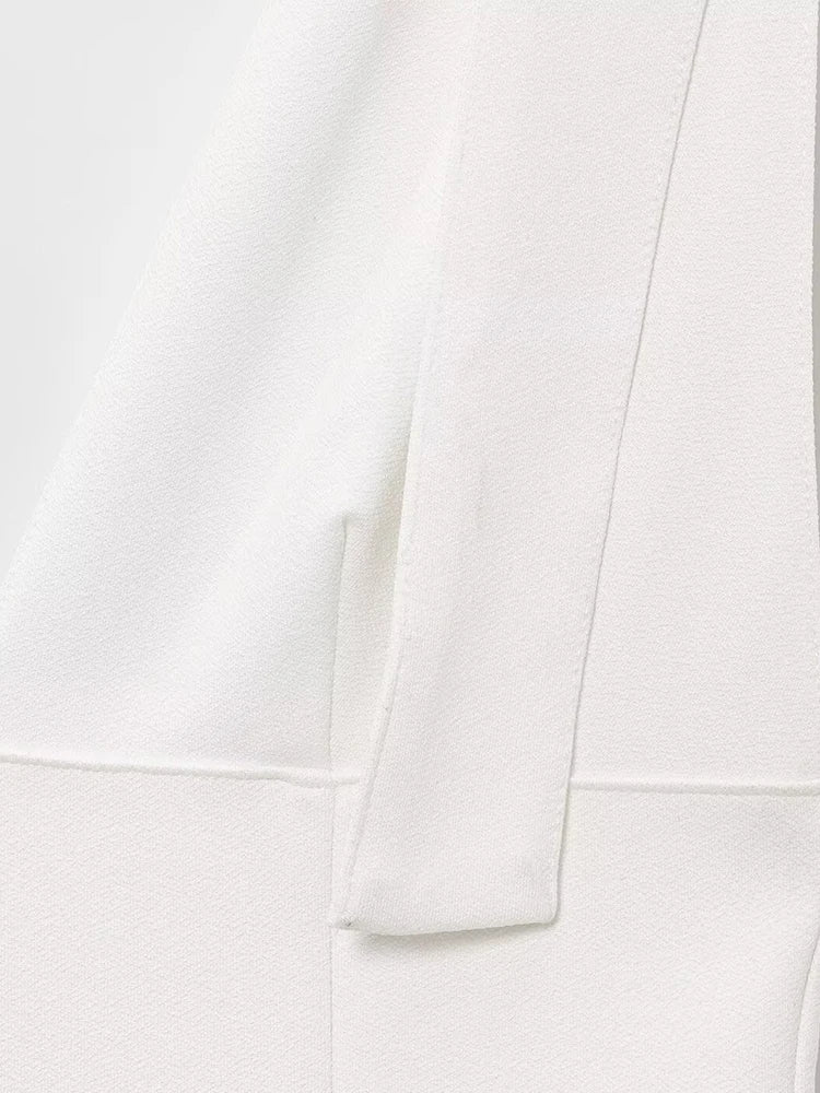 European and American style summer new products women's clothing solid color bow-decorated V-neck sleeveless short dress